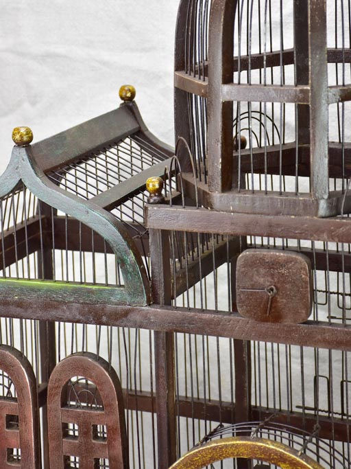 Large antique French birdcage from the early twentieth century