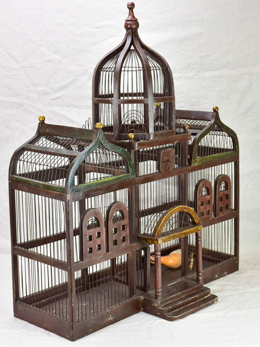 Large antique French birdcage from the early twentieth century