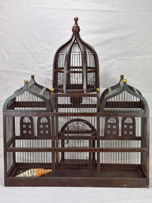 Large antique French birdcage from the early twentieth century