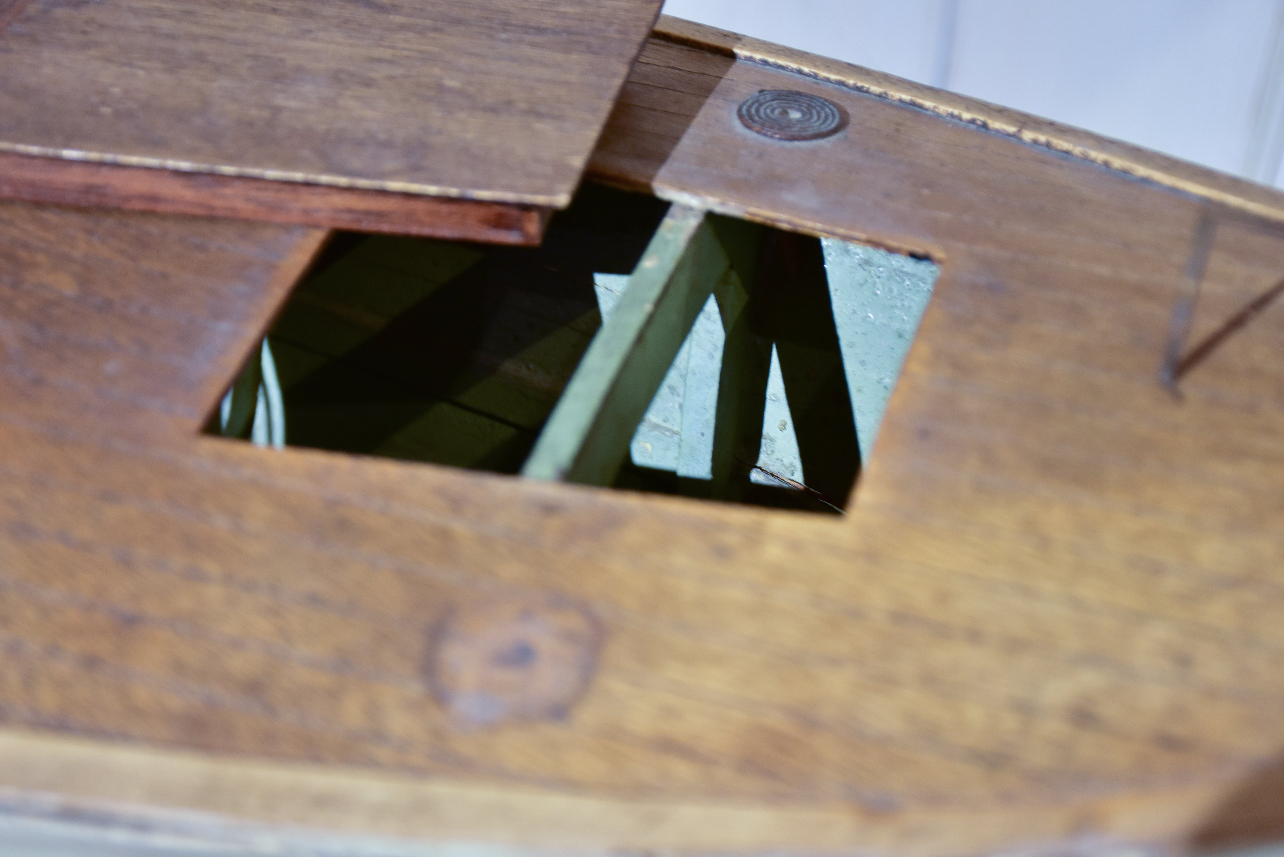 Antique French wooden boat