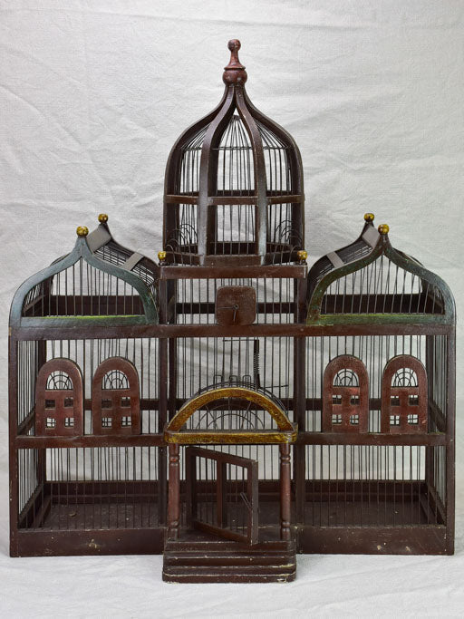 Large antique French birdcage from the early twentieth century