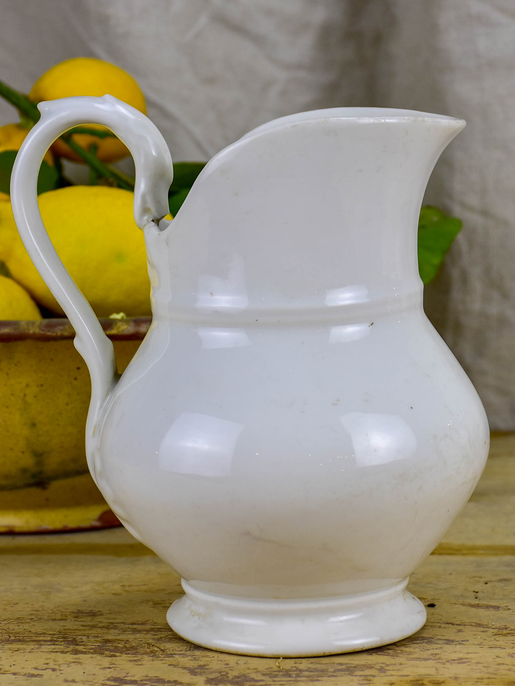 Antique French porcelain jug