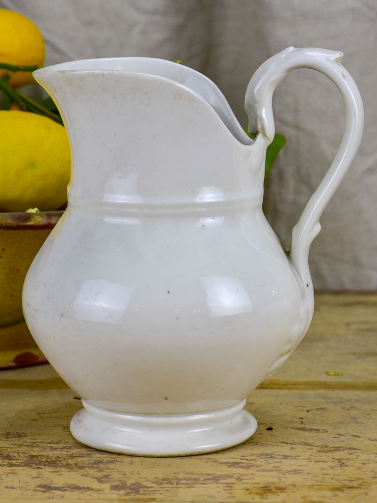 Antique French porcelain jug