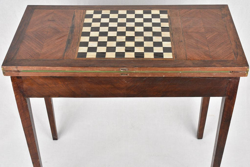 Games table, chess & cards,18th-century