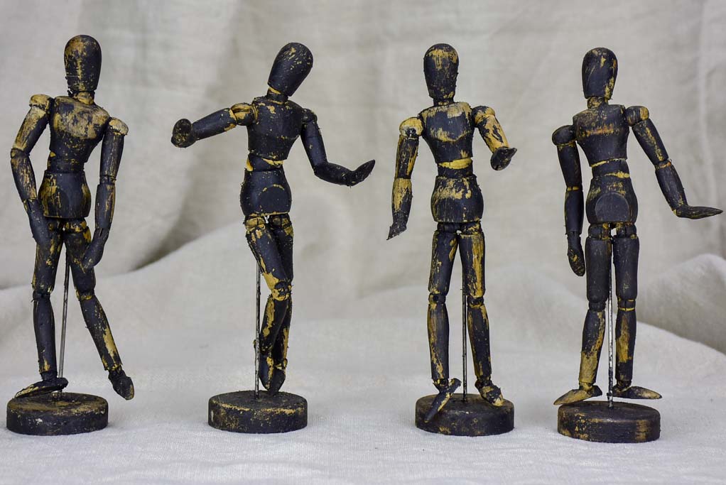 Collection of 10 artist's mannequins