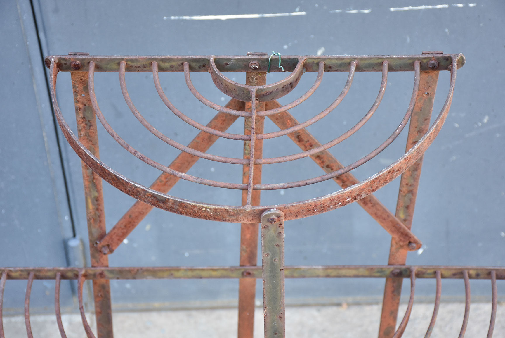 Mid century French plant stand - three tier semi-circle