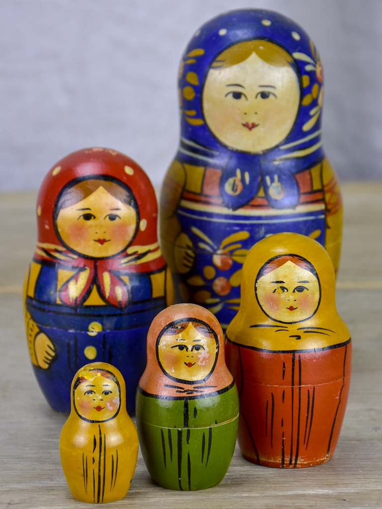 Early 20th Century Russian Babooshka - Russian dolls