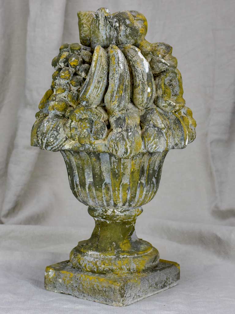 Vintage fruit basket finial