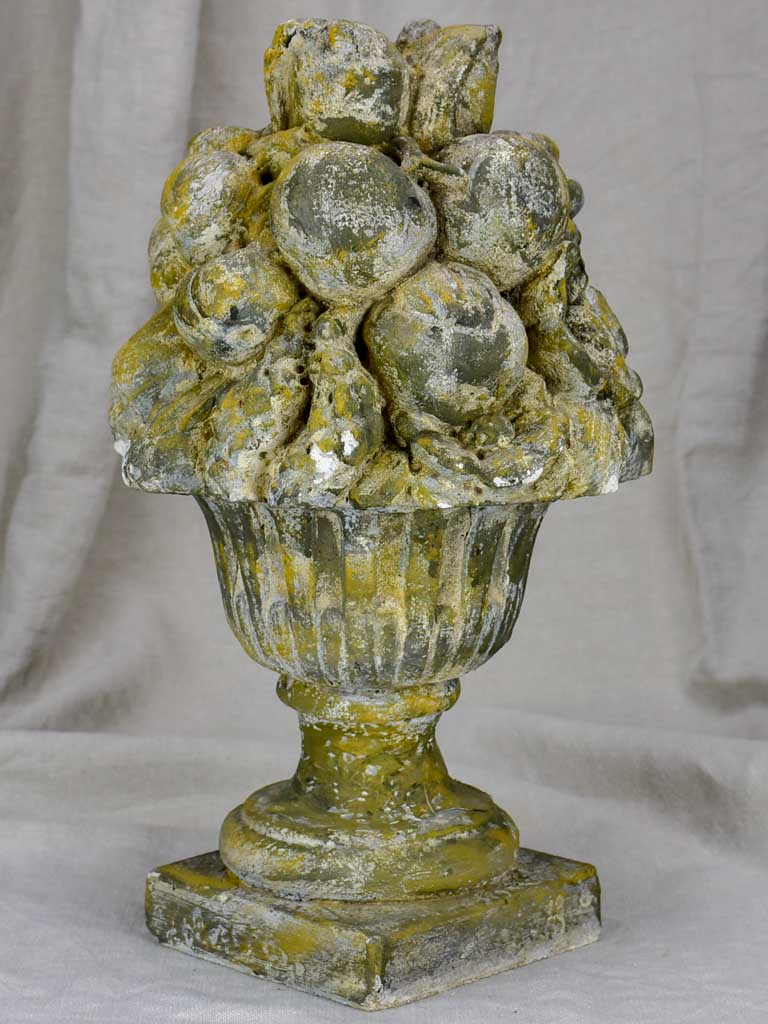 Vintage fruit basket finial