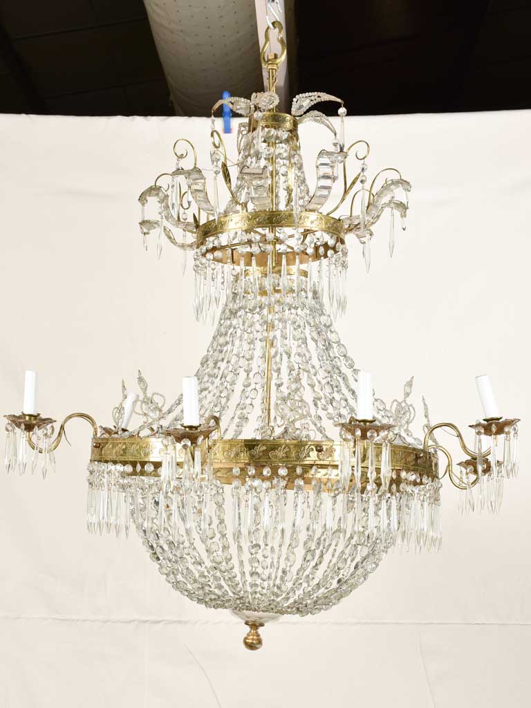 Traditional Glass Pendants Chandelier