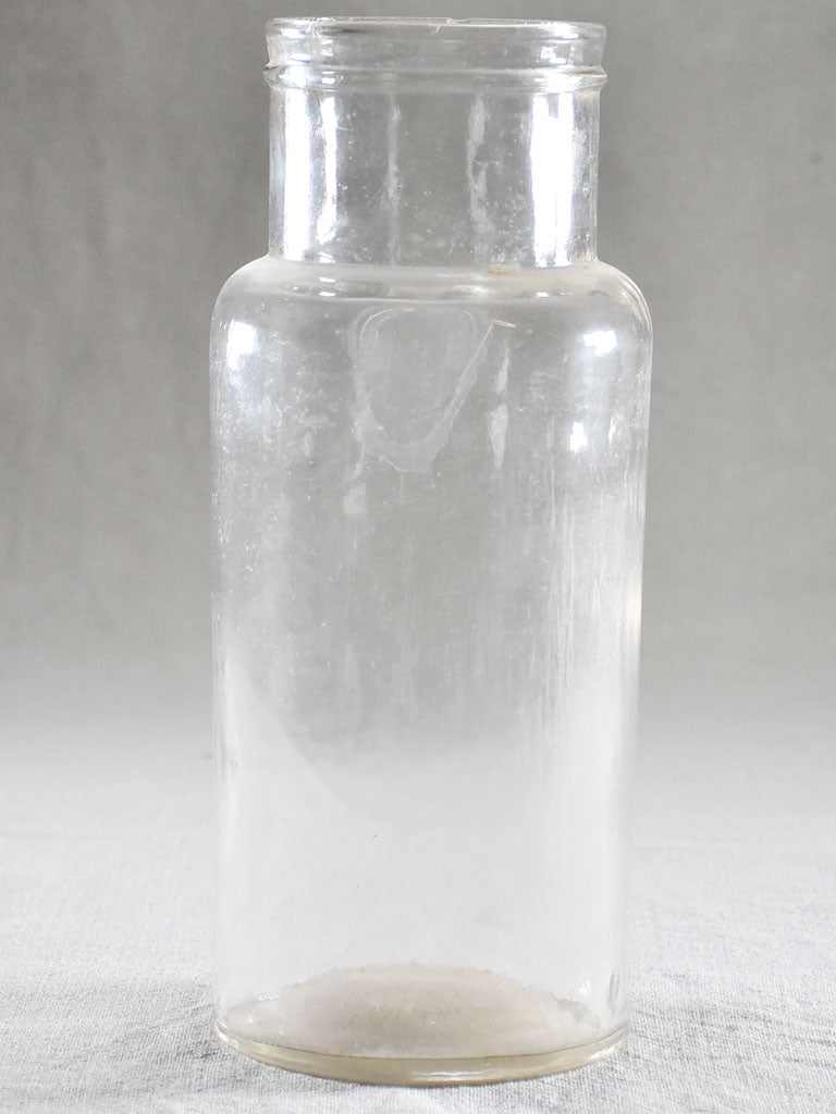 Antique French preserving jar with wide neck 10¾"