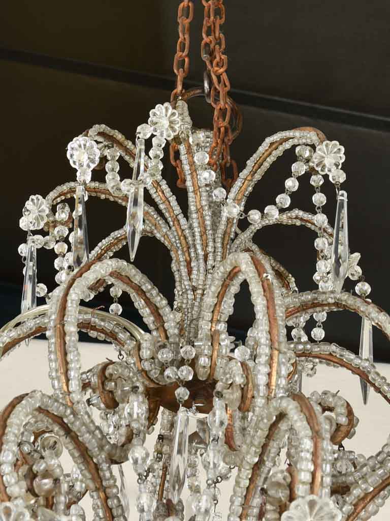 Elegant 19th century Italian chandelier - 8 globes 41¼"