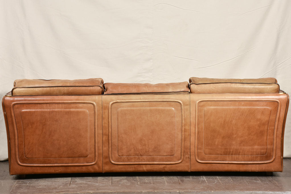 Leather Roche Bobois sofa - 3 seat 85½"