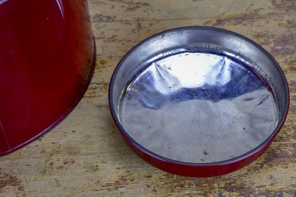 Antique French tea caddy from a French hotel