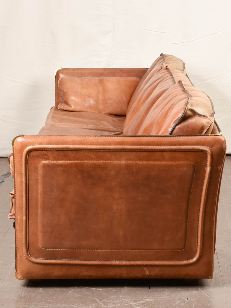 Leather Roche Bobois sofa - 3 seat 85½"