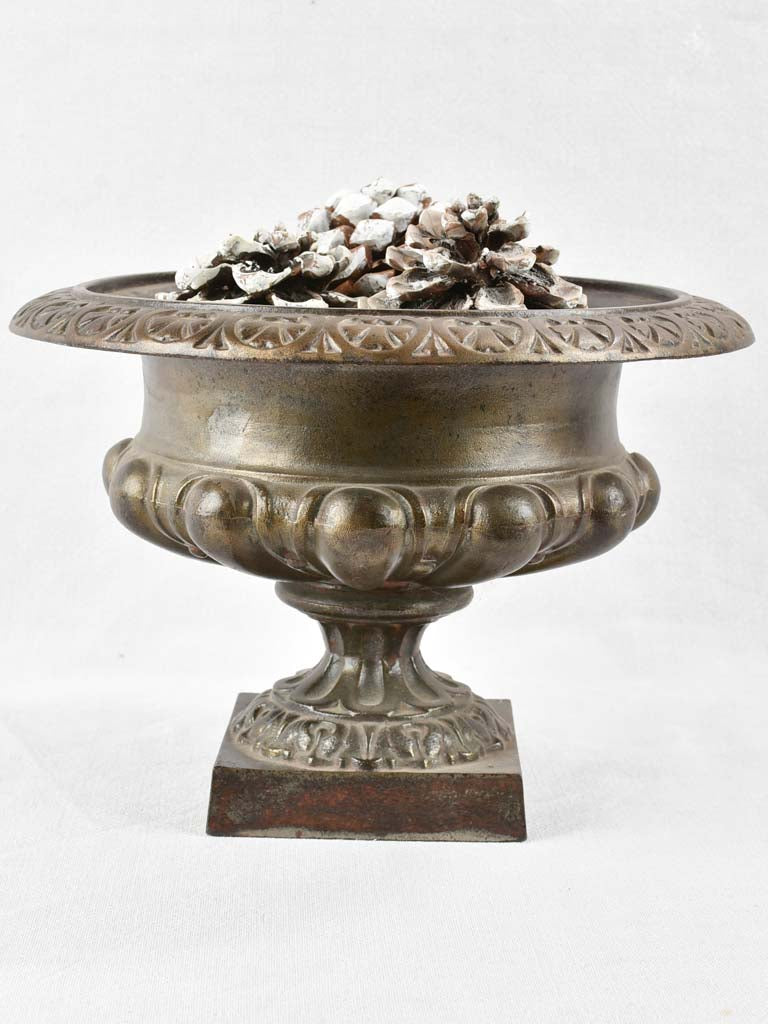 Small cast iron Medici urn - 9½" x 13½"