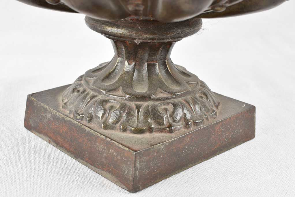 Small cast iron Medici urn - 9½" x 13½"