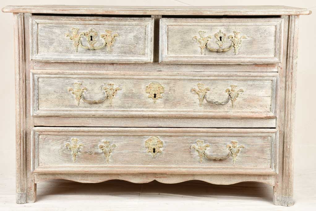 Louis XIV four drawer commode 49½" x 24½"