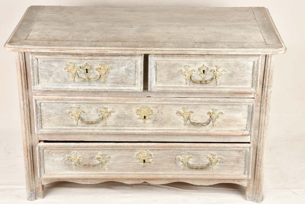 Louis XIV four drawer commode 49½" x 24½"