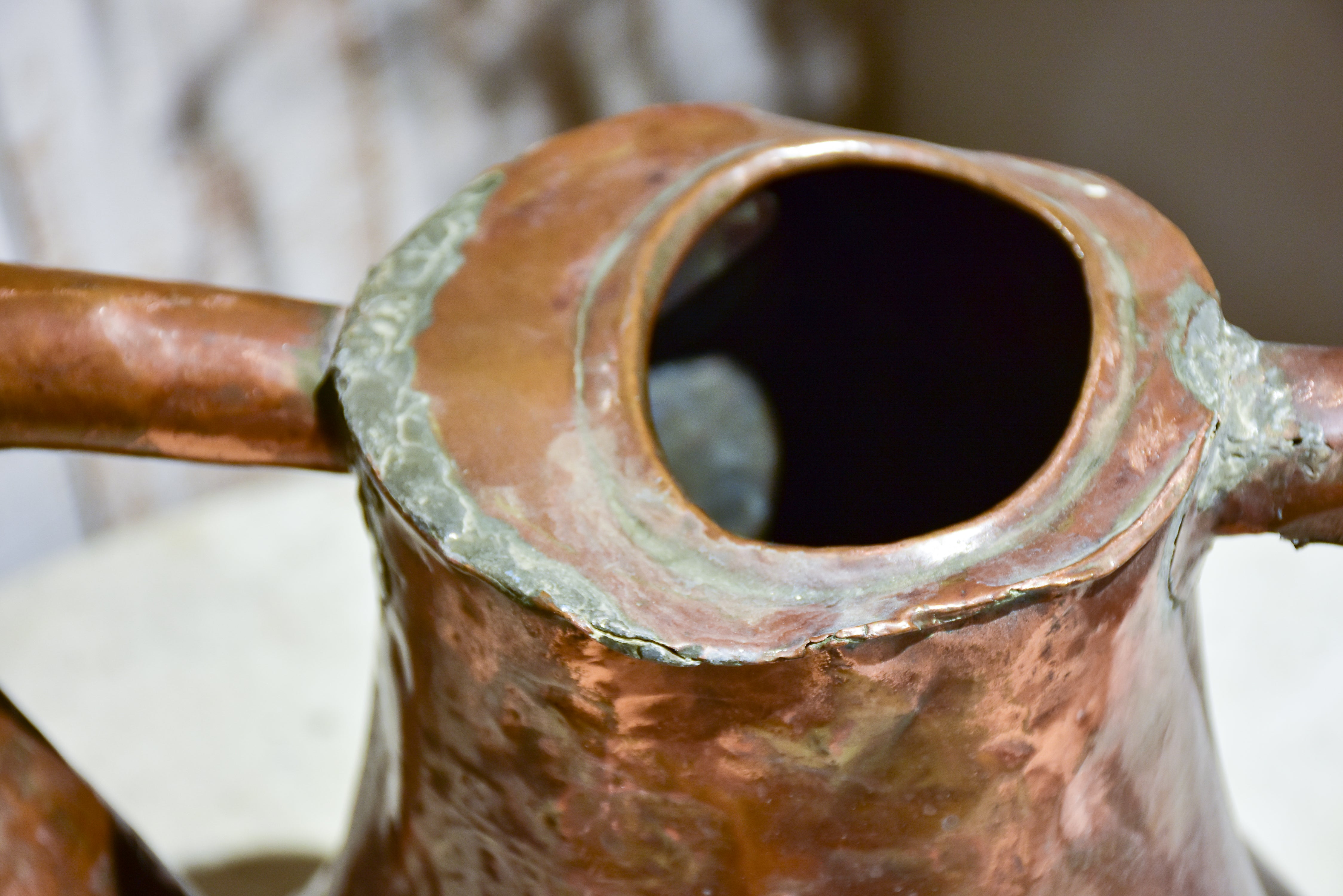 Late 18th century copper watering can