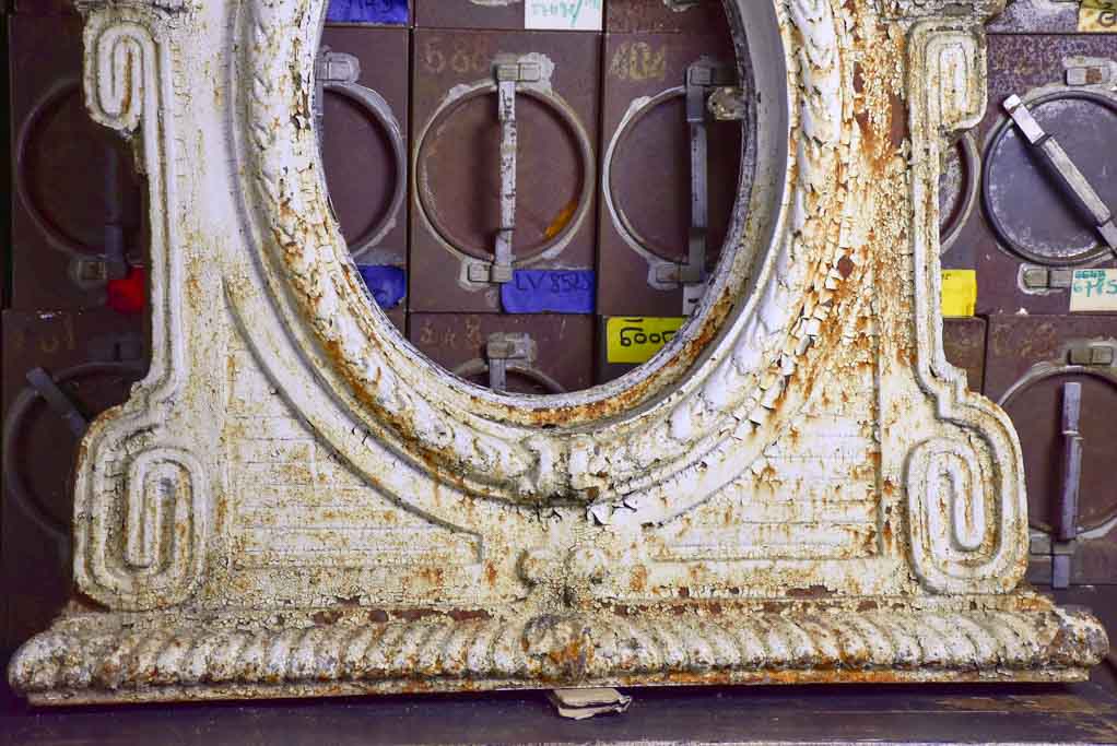 A pair of late 18th Century oeil de boeuf iron windows