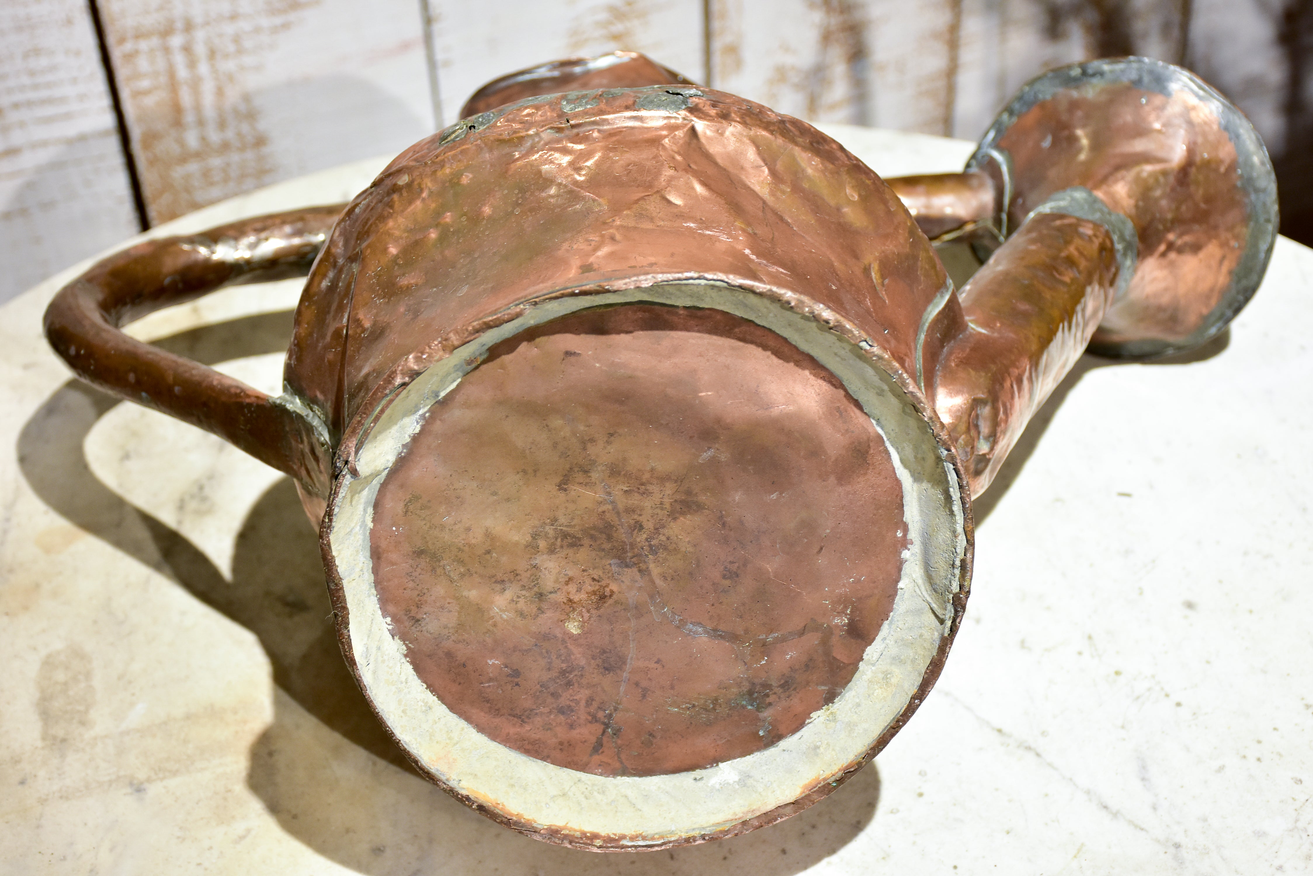 Late 18th century copper watering can