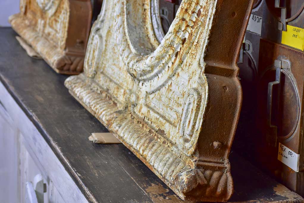 A pair of late 18th Century oeil de boeuf iron windows