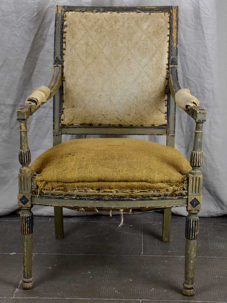 Antique French armchair - rustic