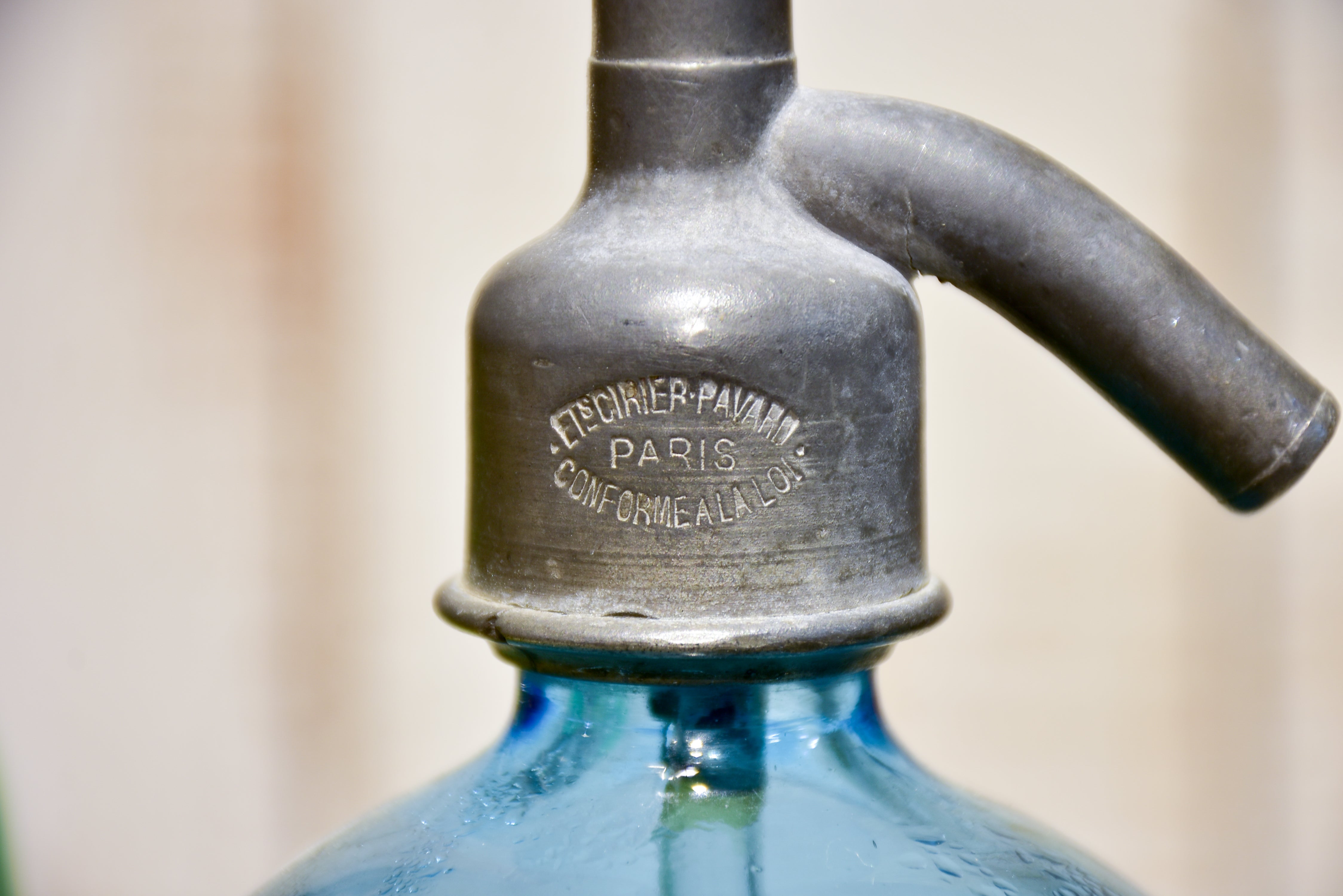 Collection of 10 antique seltzer bottles