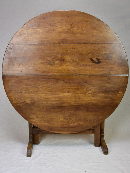 19th Century French walnut winemaker's folding table - vigneron's table