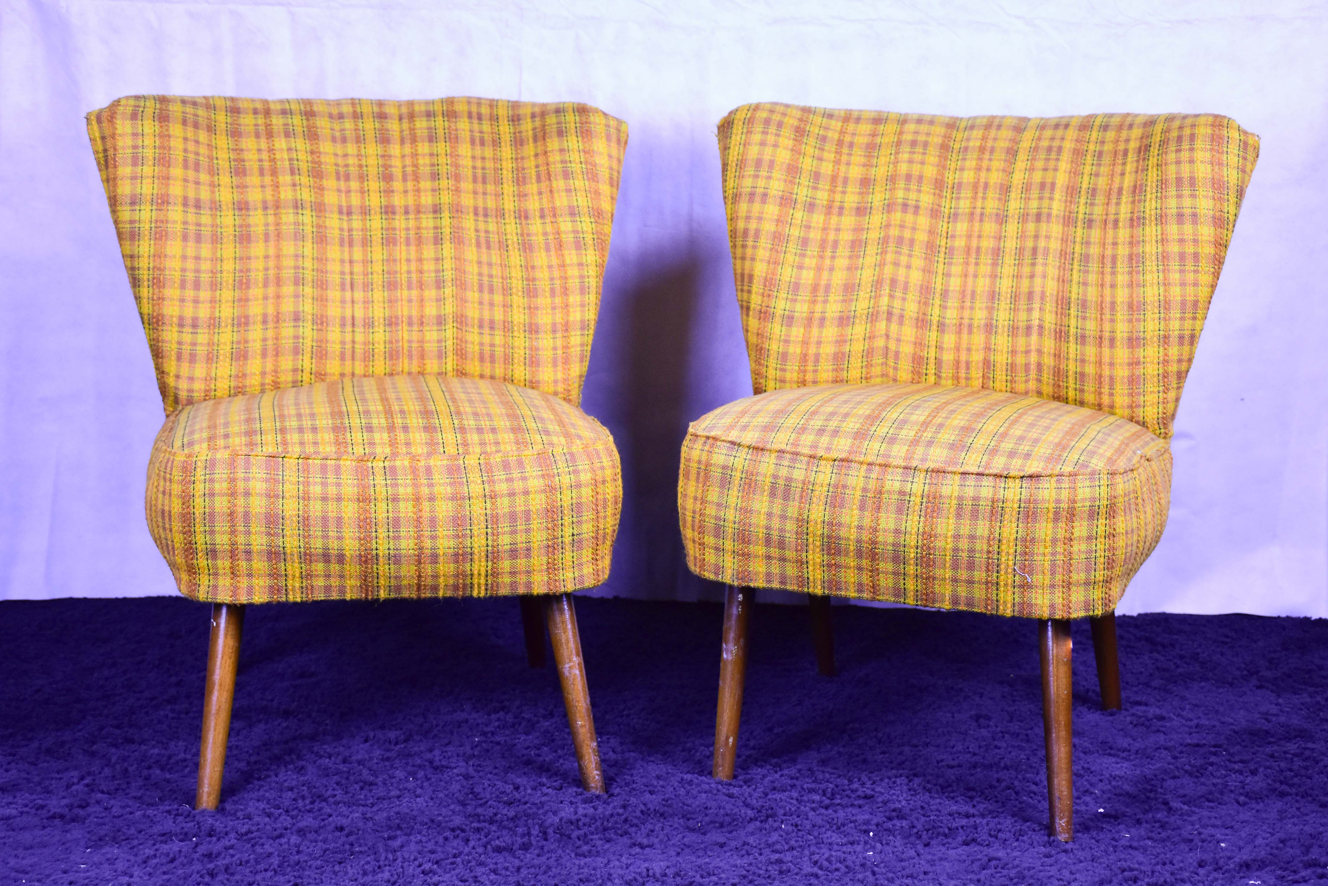 Pair of vintage Scandinavian chairs