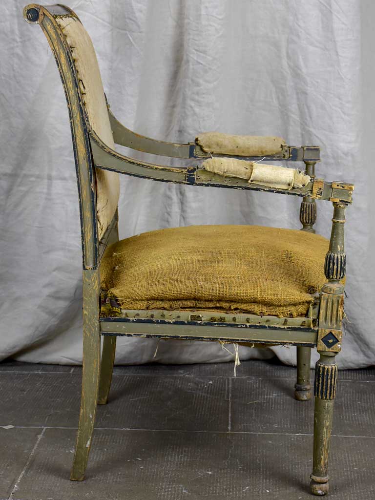 Antique French armchair - rustic