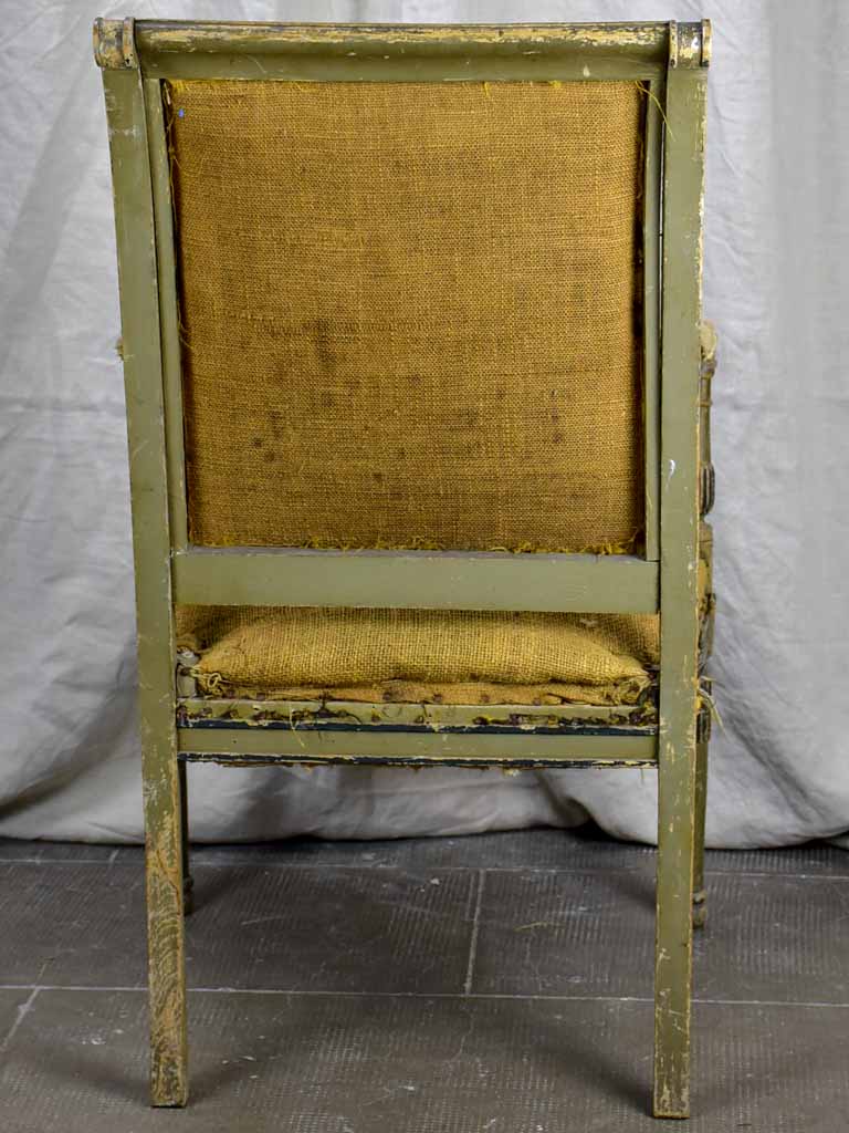 Antique French armchair - rustic