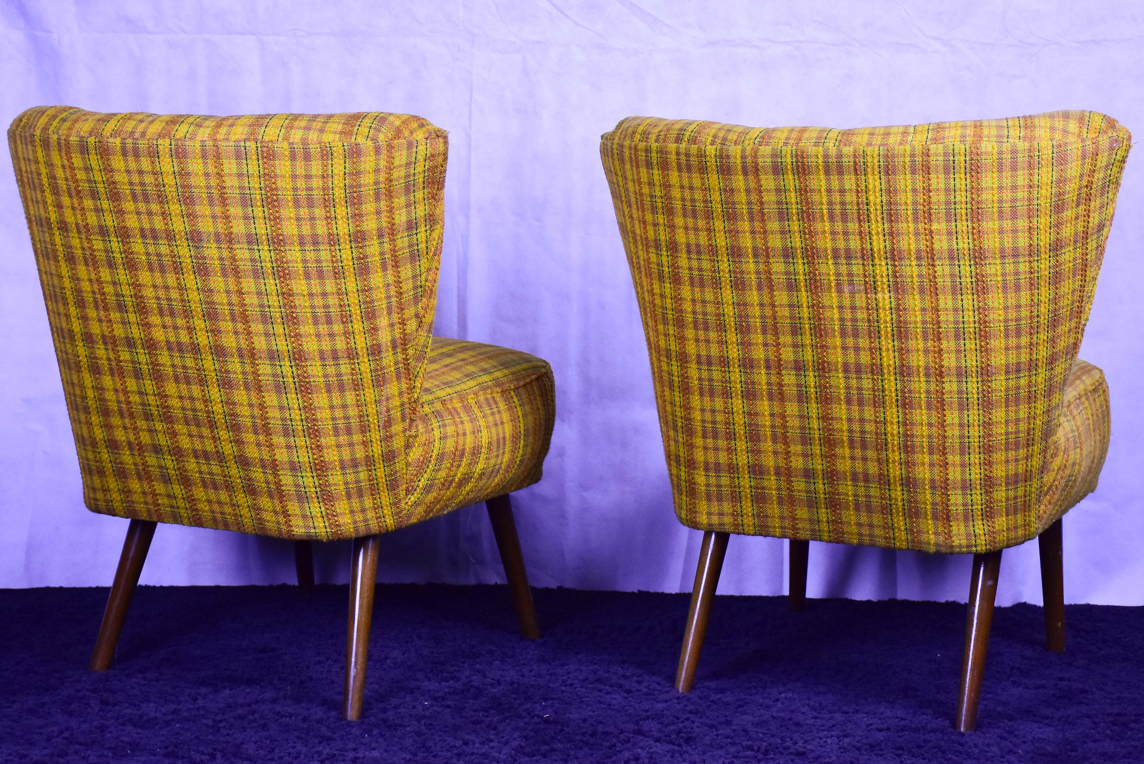 Pair of vintage Scandinavian chairs