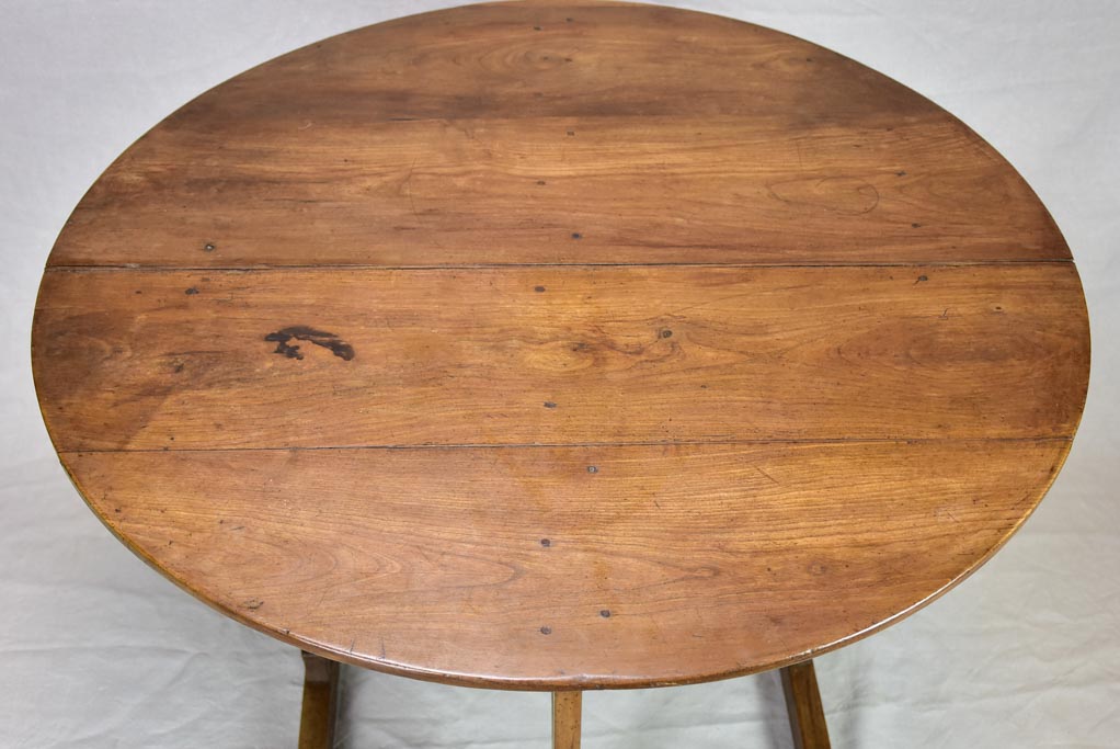 19th Century French walnut winemaker's folding table - vigneron's table