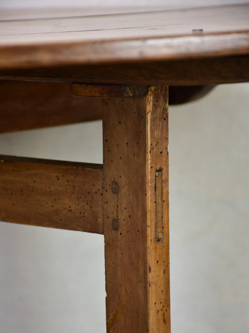 19th Century French walnut winemaker's folding table - vigneron's table