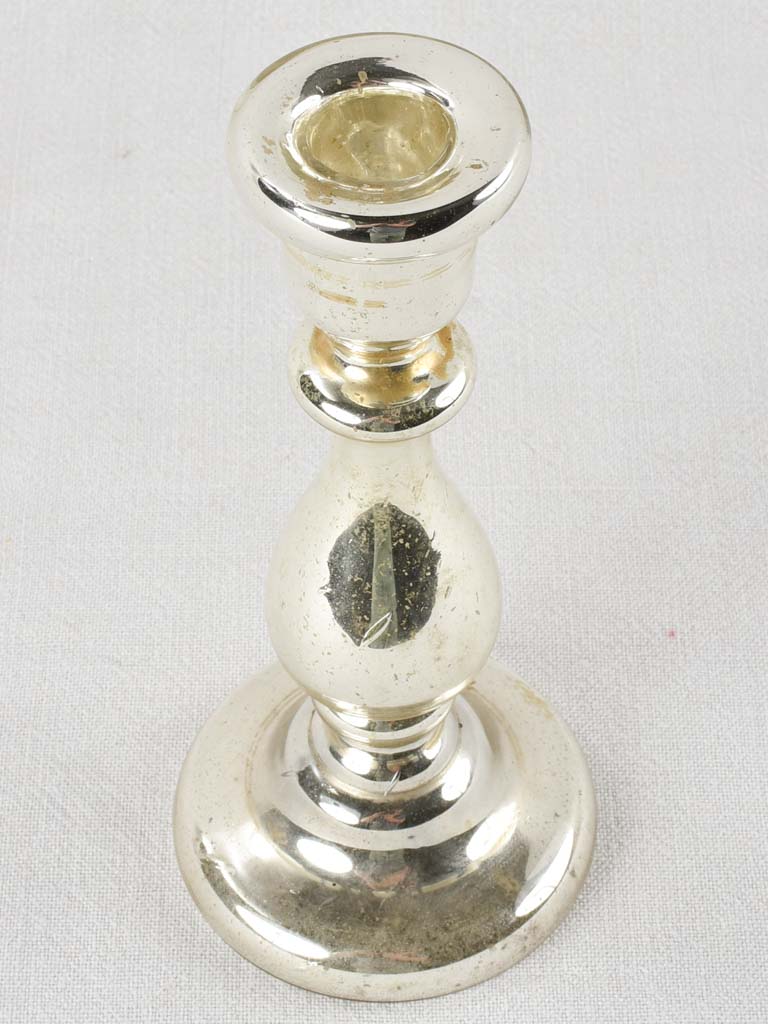 Elegant early-nineteenth-century glass candlestick