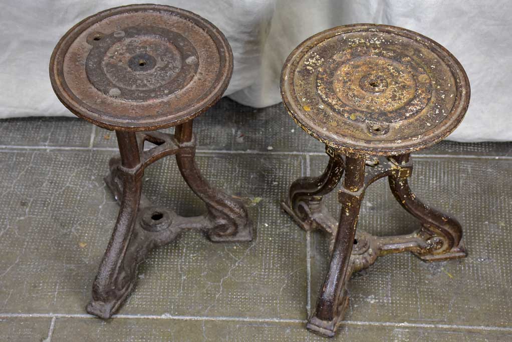 Pair of industrial stools