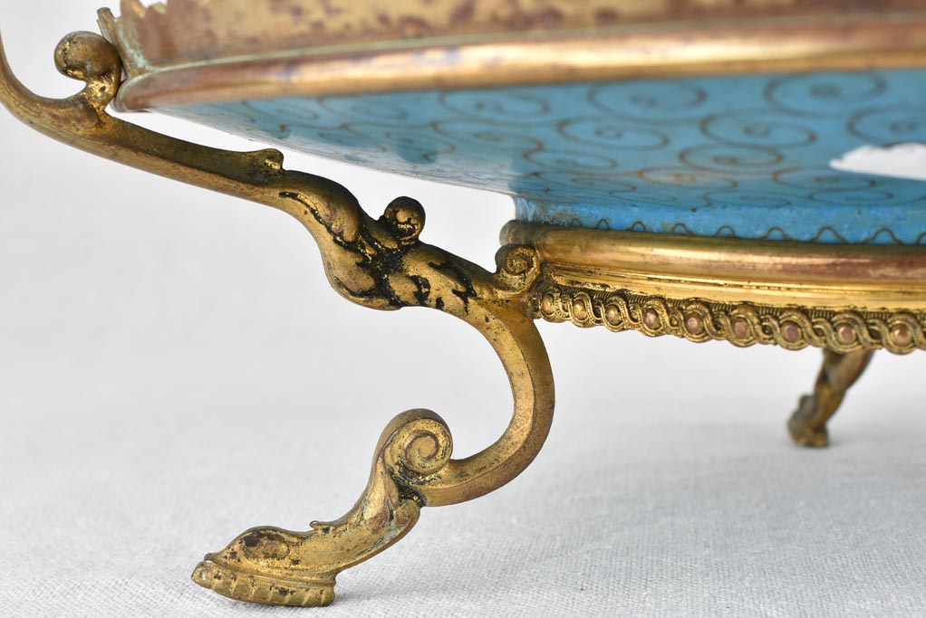 Nineteenth-Century Bronze Decorated Ceramic Bowl