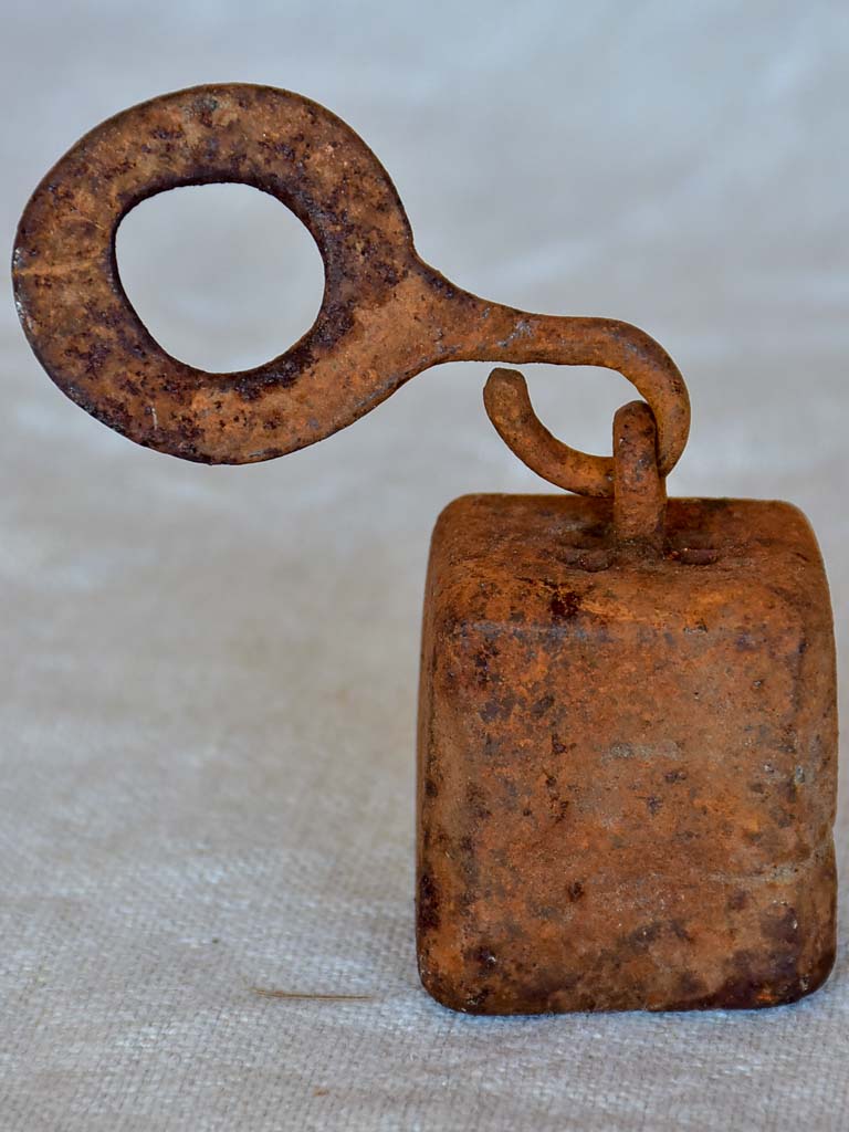 Small antique French weight from scales