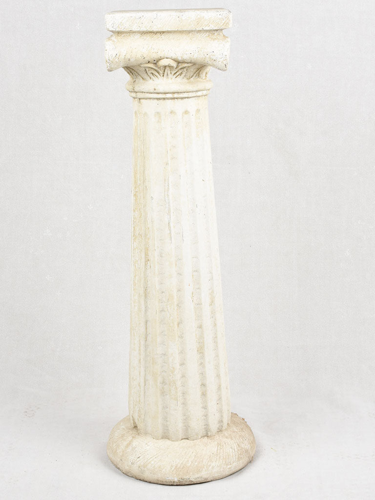 1970s classic style stone pedestal