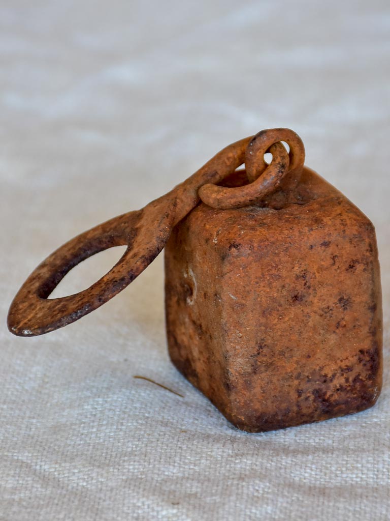 Small antique French weight from scales