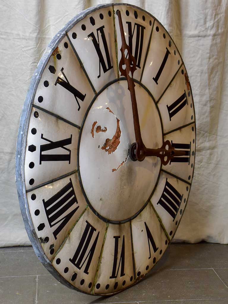 Late 19th Century French church clock - copper