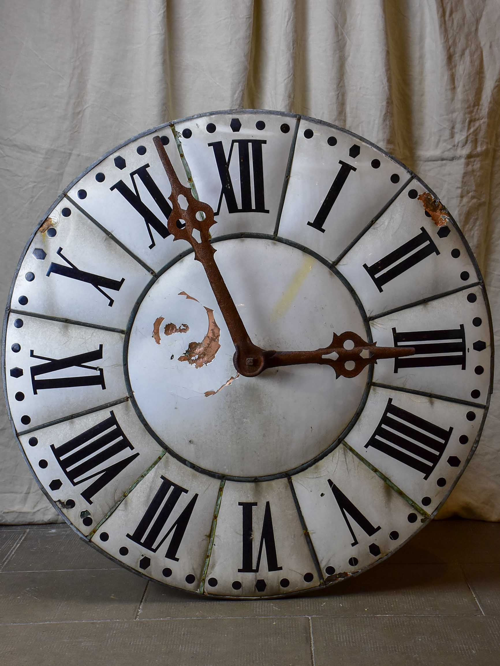 Late 19th Century French church clock - copper