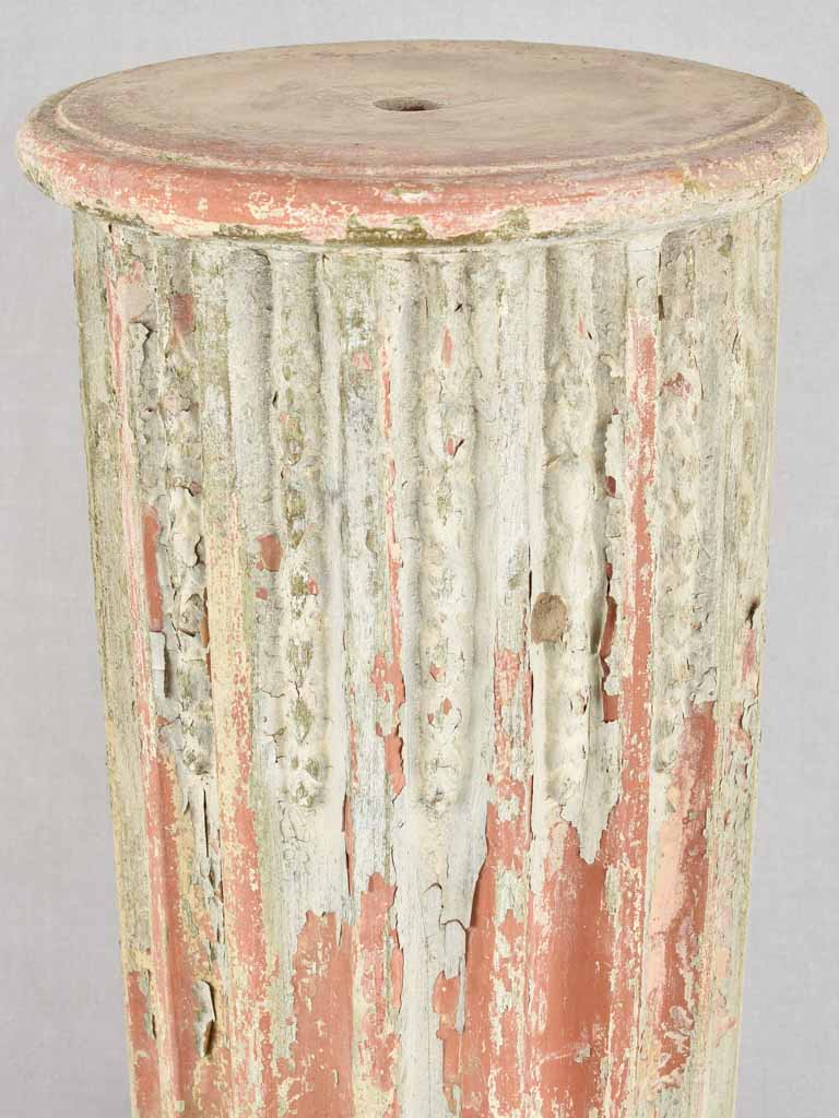 Aged terracotta superb pedestals