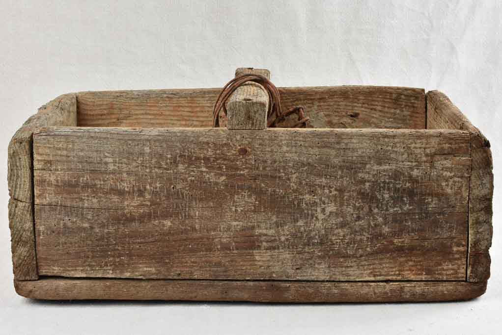 Antique French wooden trug - 22"