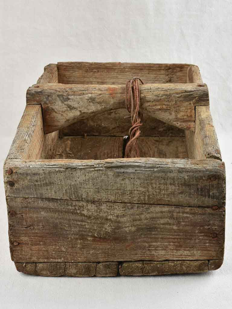 Antique French wooden trug - 22"