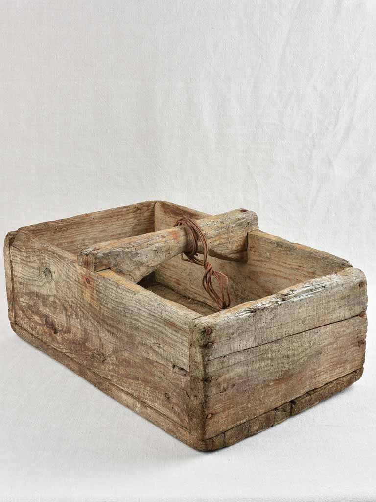 Antique French wooden trug - 22"