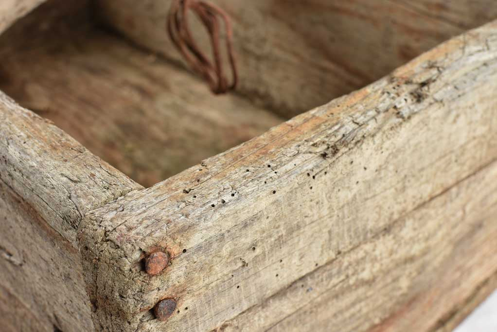 Antique French wooden trug - 22"