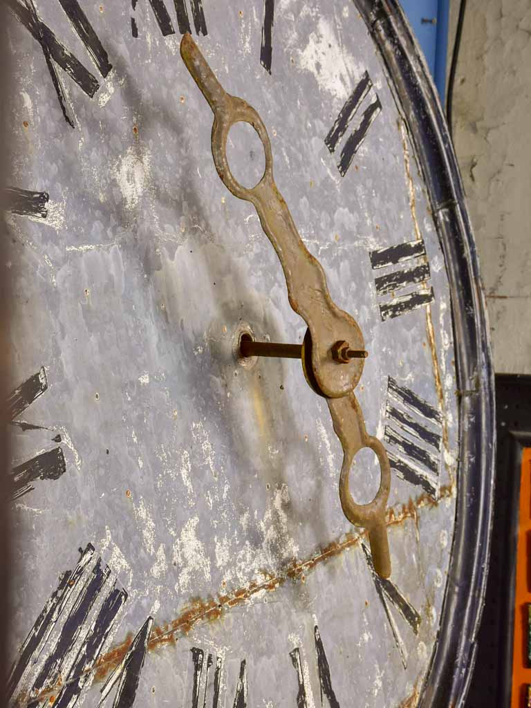 Very large antique French village clock